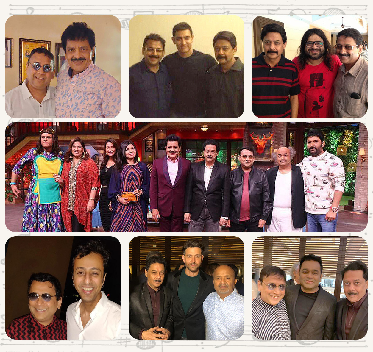 Anand Milind Celebrities Collage Gen Y